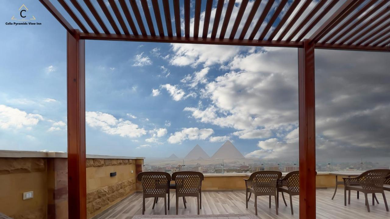 Celia Pyramids View Inn Nazlet el-Sîsi Exteriör bild