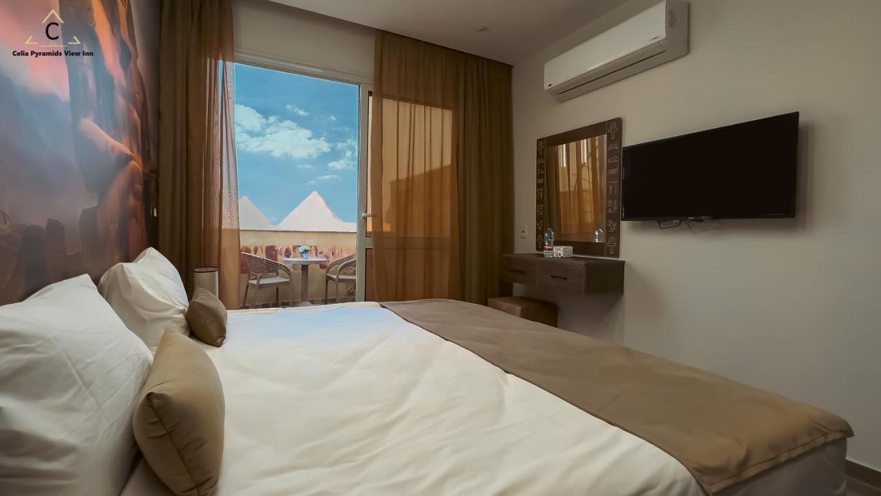 Celia Pyramids View Inn Nazlet el-Sîsi Exteriör bild