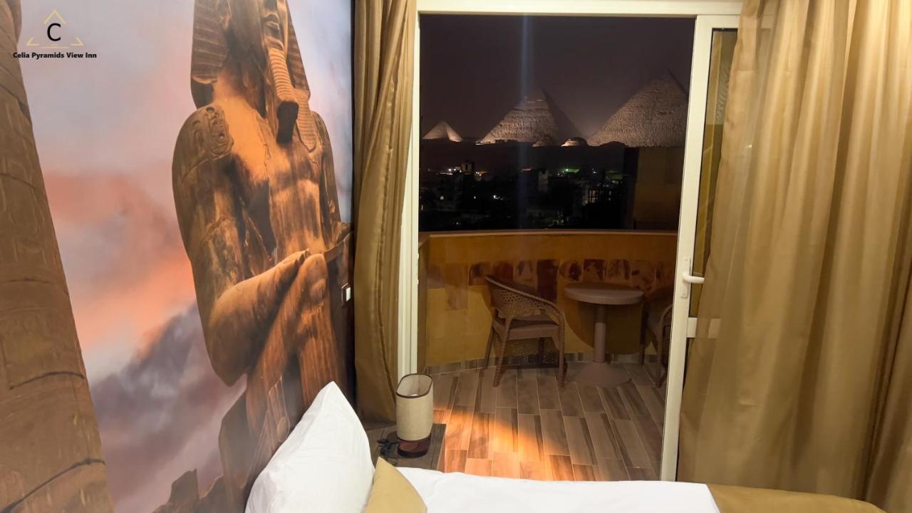 Celia Pyramids View Inn Nazlet el-Sîsi Exteriör bild