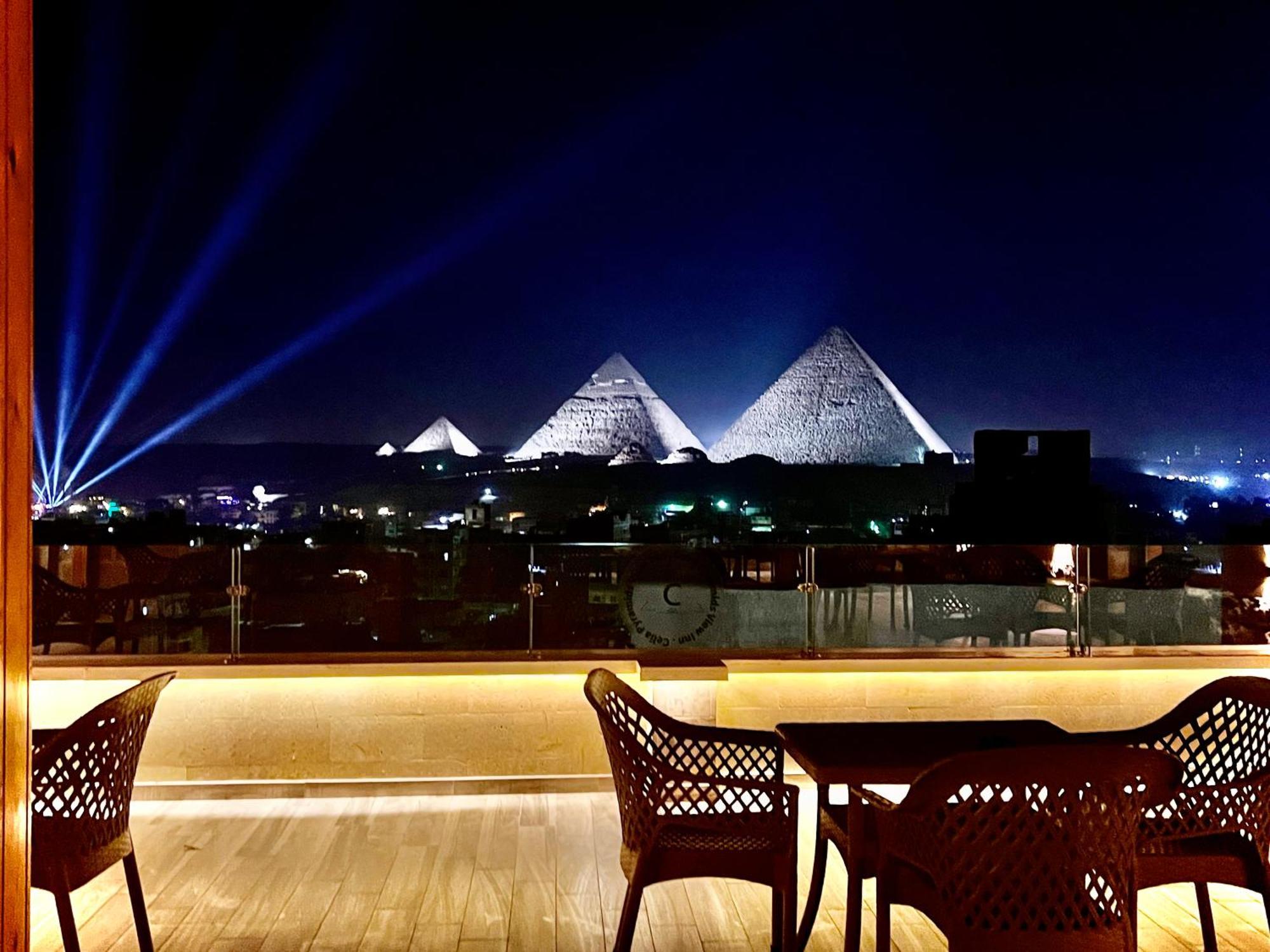 Celia Pyramids View Inn Nazlet el-Sîsi Exteriör bild