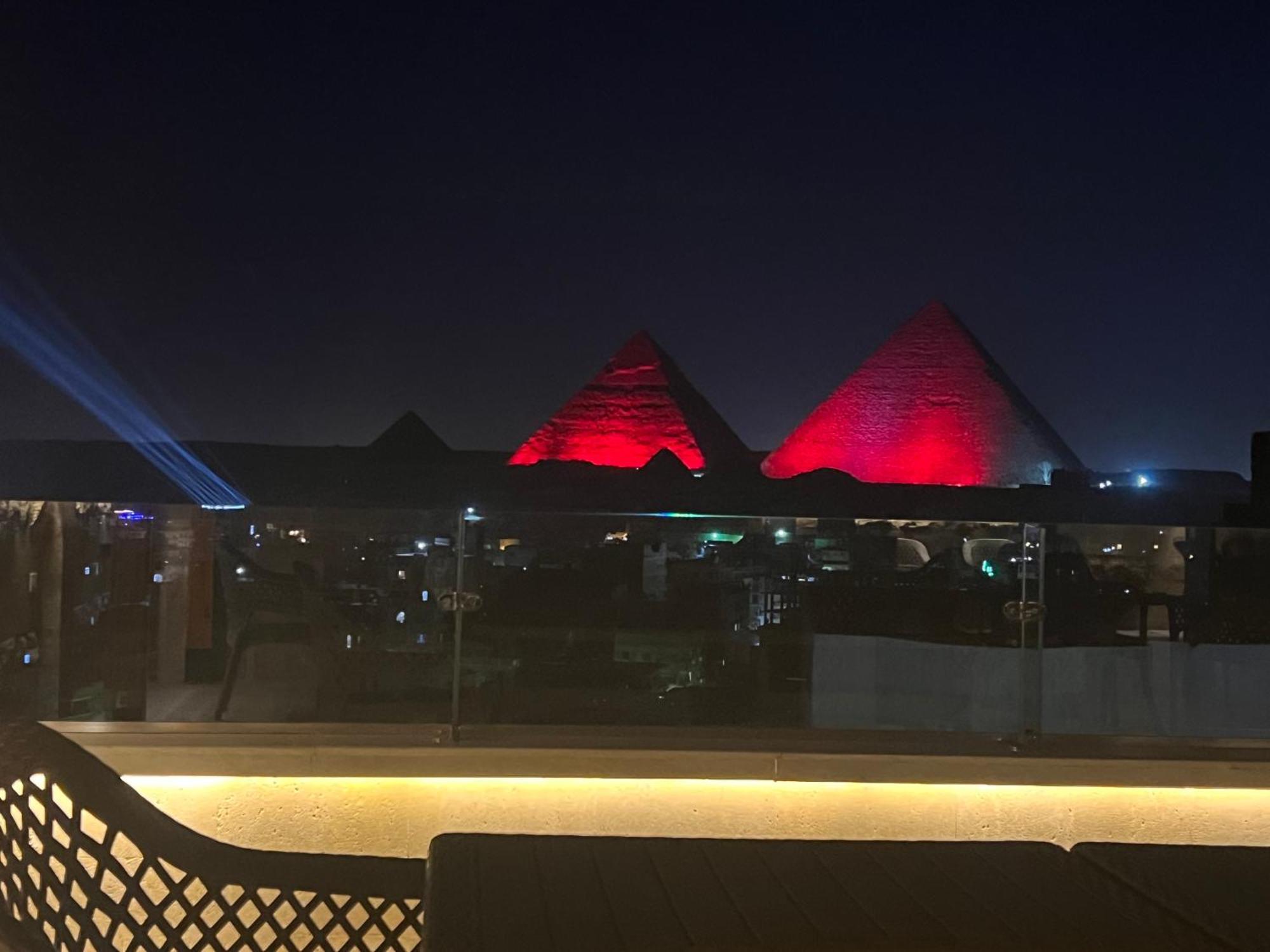 Celia Pyramids View Inn Nazlet el-Sîsi Exteriör bild