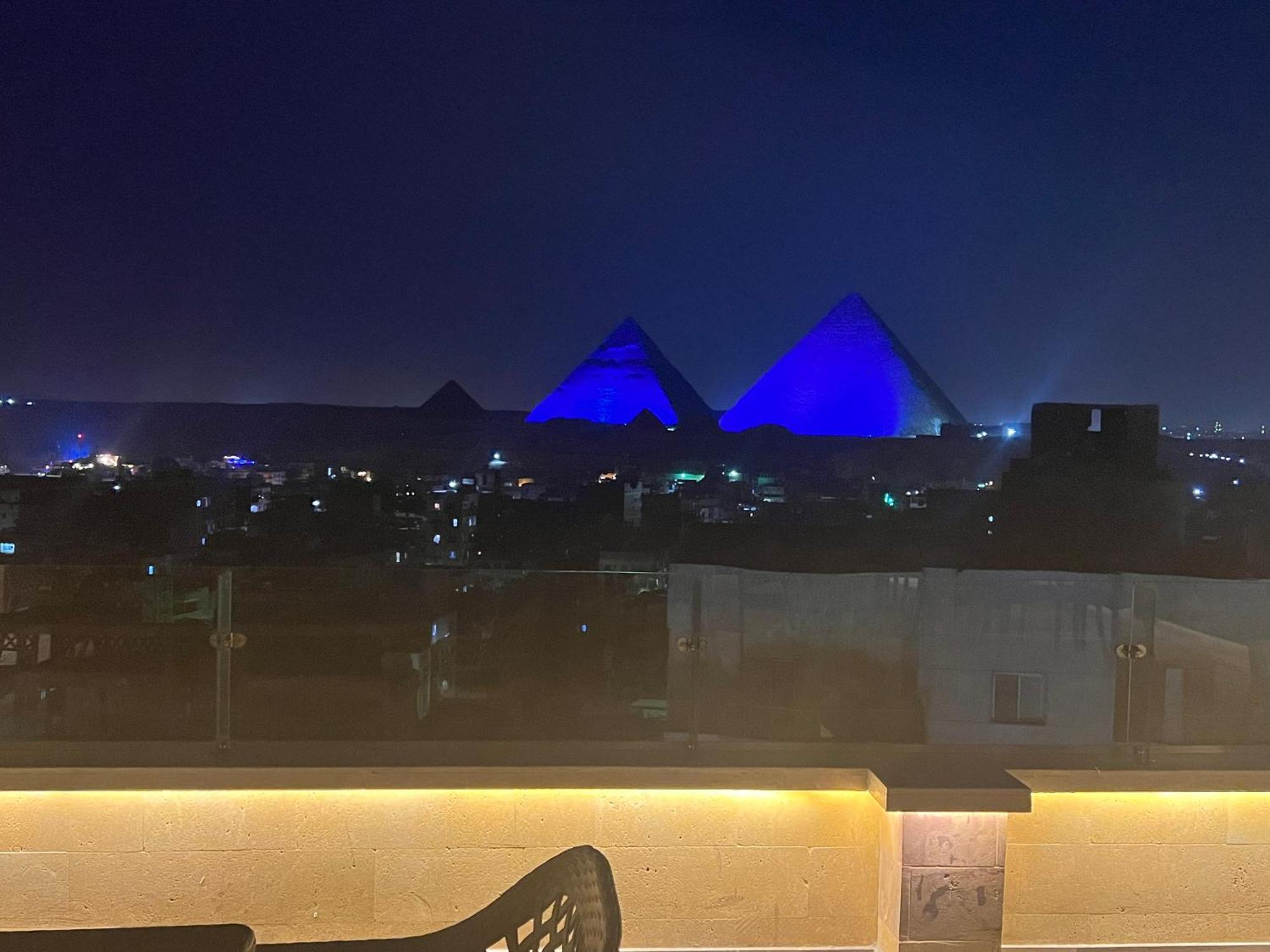 Celia Pyramids View Inn Nazlet el-Sîsi Exteriör bild