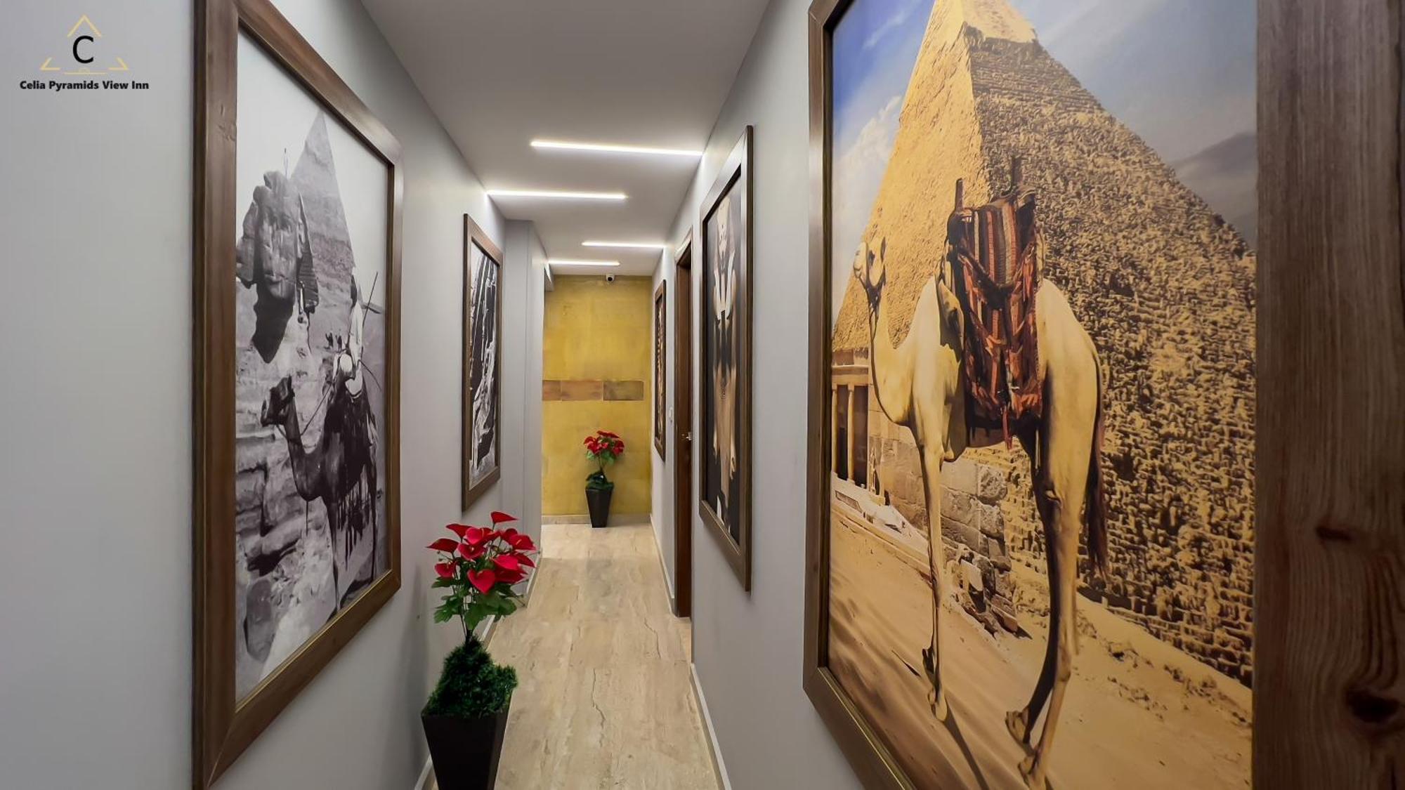 Celia Pyramids View Inn Nazlet el-Sîsi Exteriör bild